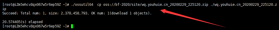 阿里云服务器和OSS之间用内网上传下载超大文件的方法：使用ossutil命令行工具两步搞定