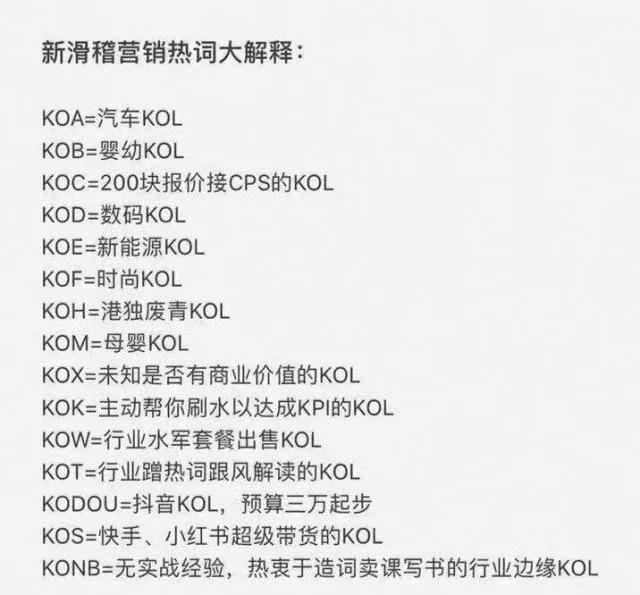 KOL、KOC到底差在哪儿？